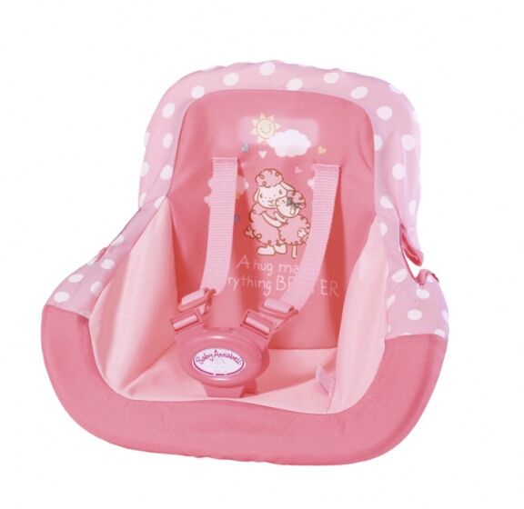 Baby Annabell autostoel roze geschikt voor pop tot 43 cm - Roze