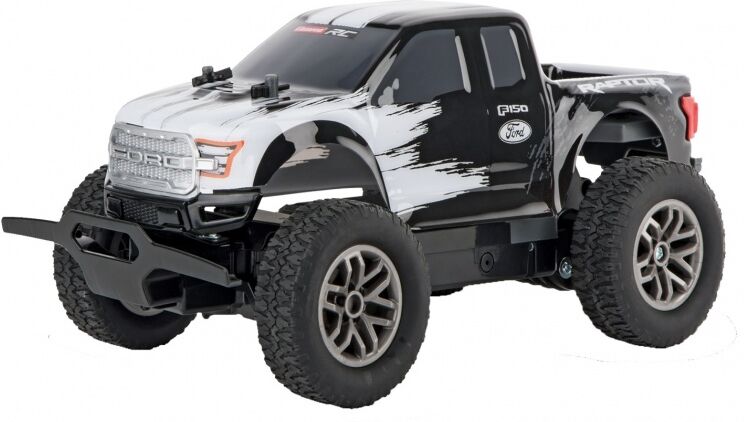 Carrera RC raceauto Ford F 150 Raptor 1:18 zwart/wit - Zwart,Wit