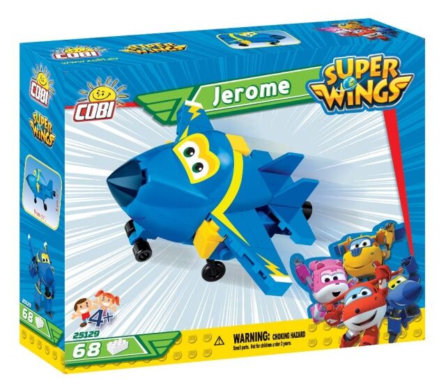 Cobi Super Wings bouwset Jerome 68 delig (25129) - Blauw