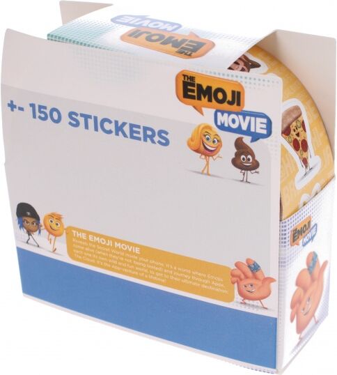 Emoji stickers 150 stuks - Multicolor