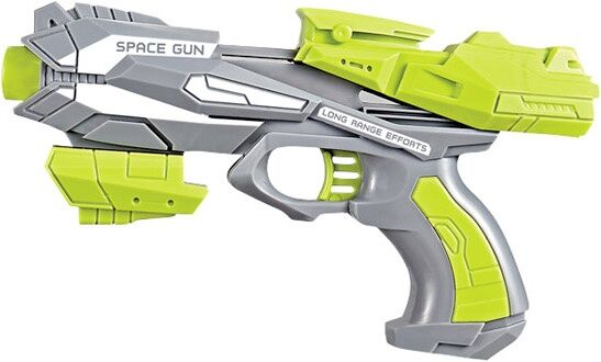 Free and Easy pistool Space Gun 20 cm grijs/groen - Grijs,Groen