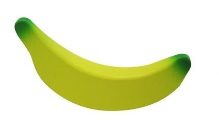 Mamamemo Banaan hout 4,5 cm geel - Geel