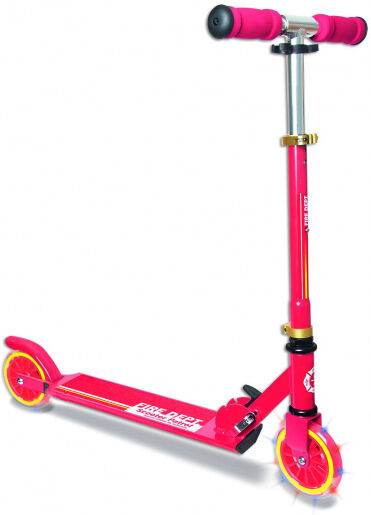 Muuwmi step Fire Patrol jongens 83 cm aluminium rood/geel - Rood,Geel