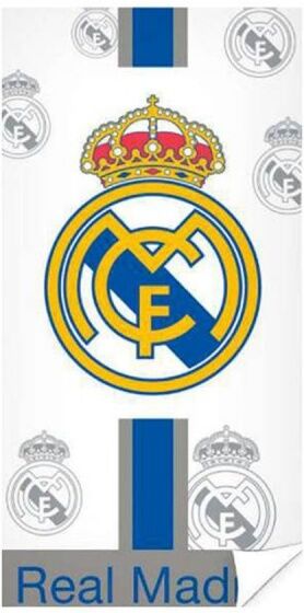 Real Madrid strandlaken 70 x 140 cm - Wit