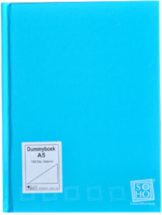 Soho dummyboek A5 papier blauw - Blauw