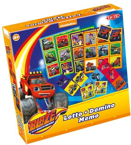 Tactic 3 in 1 spellen (memo, lotto, domino) Blaze - Multicolor