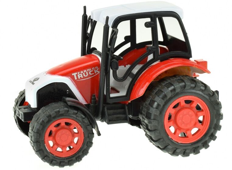 Toi-Toys Toi Toys miniatuur tractor 13 cm rood - Rood
