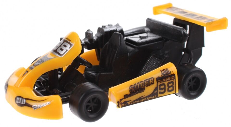 Toi-Toys Toi Toys Super Kart 9 x 5 x 3 cm geel - Geel