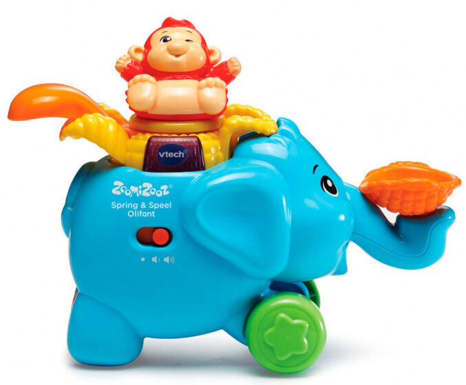 VTech ZoomiZooz Spring & Speel Olifant - Multicolor