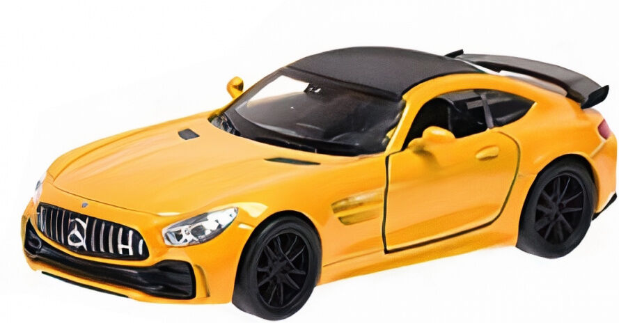 Welly schaalmodel Mercedes AMG Gtr 12 cm staal goud - Goud