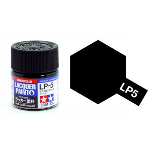 Byggesett Lakkmaling LP-5 Semi Gloss Black Tamiya 82105 - 10ml
