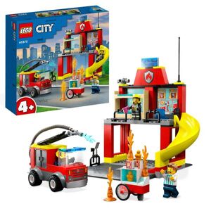 Lego City Fire Brannstasjon Og Brannbil 4 År+