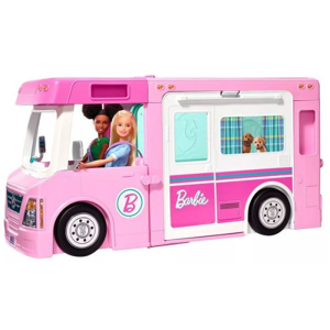 Barbieadventure Caravan Barbie Bil Ghl93