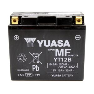 YUASA YUASA batteri YUASA M / C Vedlikeholdsfri fabrikk aktivert - YT12B FA Vedlikeholdsfritt batteri