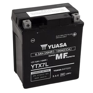 YUASA YUASA Vedlikeholdsfri YUASA BatteriFabrikk -YTX7L FA Vedlikeholdsfritt batteri