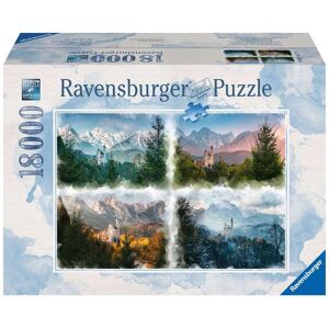 Puslespill 18000 Slott Neuschwanstein Ravensburger