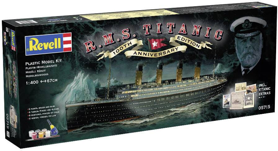 Titanic 100 Years Special Ed Starter Revell 1:400 Byggesett Starter Set