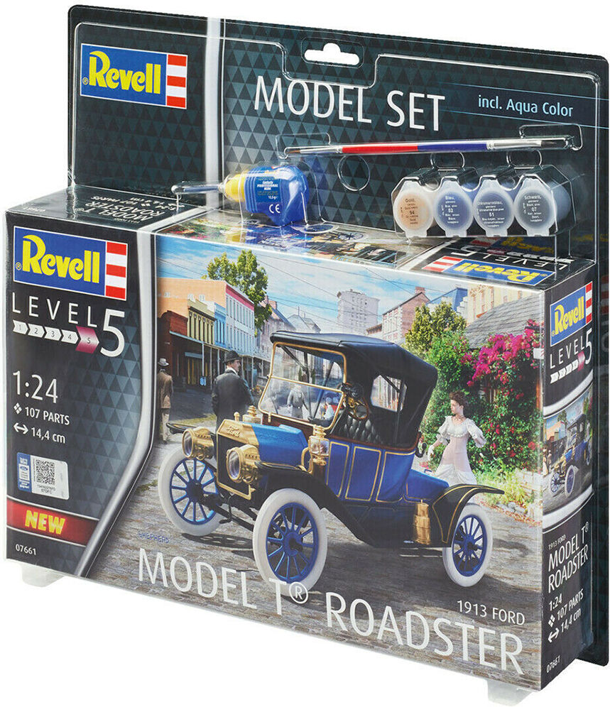 Ford Model T 1913 Roadster Starter Set Revell 1:24 Byggesett