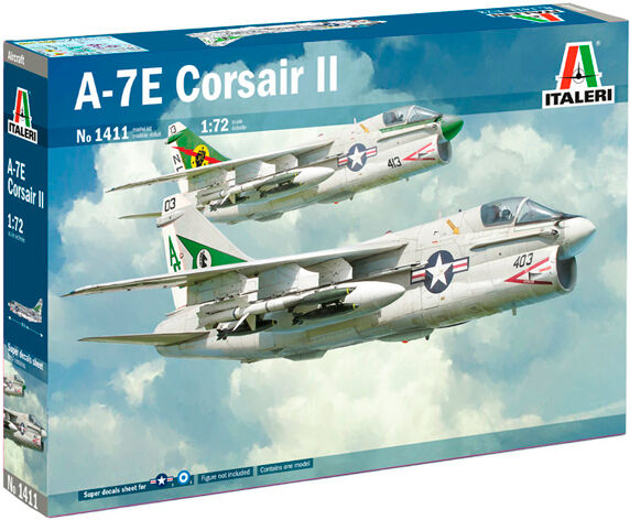 Corsair A-7E Corsair II 1:72 Italeri 1:72 Byggesett