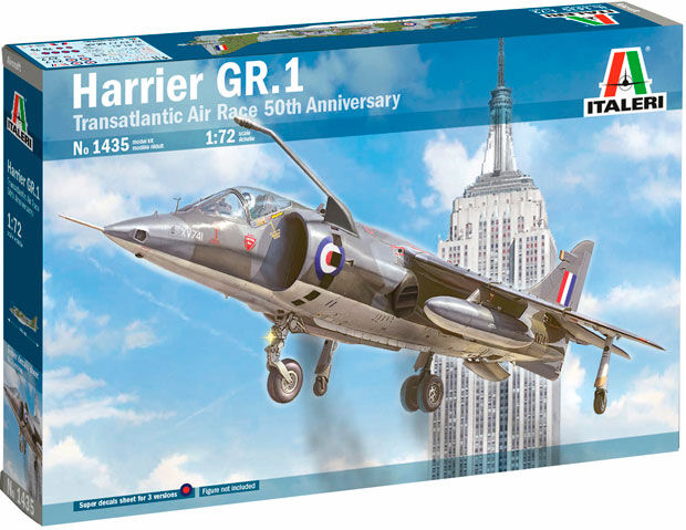 Harrier GR.1 Transatlantic Air Race Italeri 1:72 Byggesett 50th Anniversary