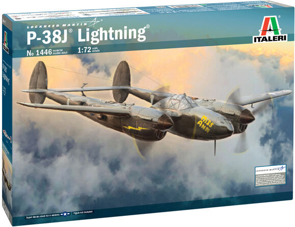 P-38J Lightning Italeri 1:72 Byggesett