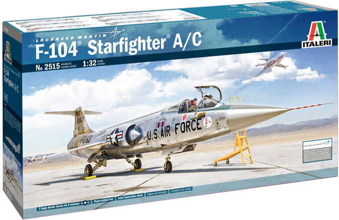 F-104 Starfighter A/C Italeri 1:32 Byggesett