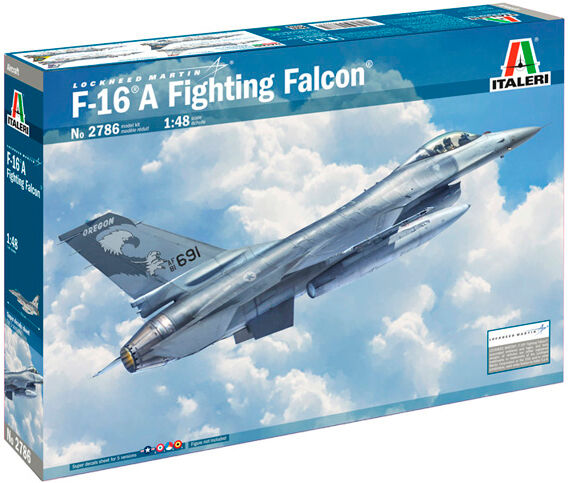 Falcon F-16 A Fighting Falcon 31,5 cm Italeri 1:48 Byggesett