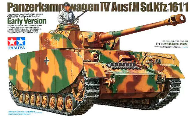 Panzerkampfwagen IV Ausf.H Sd.Kfz.161/1 Tamiya 1:35 Byggesett