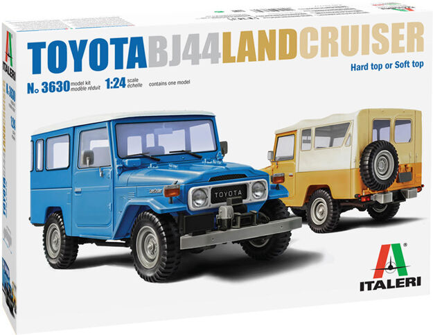 Toyota BJ44 Land Cruiser Italeri 1:24 Byggesett