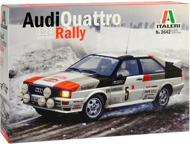 Audi Quattro Rally Italeri 1:24 Byggesett