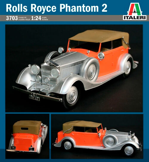 Rolls Royce Phantom 2 Italeri 1:24 Byggesett