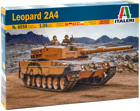 Leopard 2A4 Italeri 1:35 Byggesett