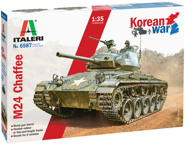 M24 Chaffe Korean War Italeri 1:35 Byggesett