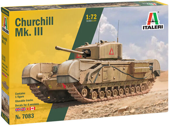 Churchill Mk. III Italeri 1:72 Byggesett