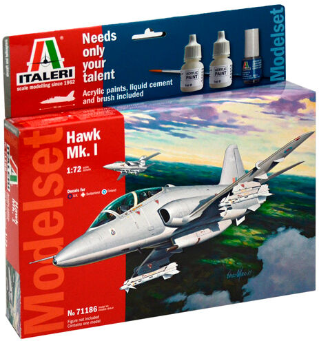 Hawk Mk.1 Model Starter Set Italeri 1:72 Byggesett