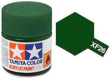 Akrylmaling MINI XF-26 Deep Green Tamiya 81726 - 10 ml