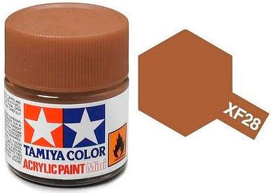 Akrylmaling MINI XF-28 Dark Copper Tamiya 81728 - 10ml