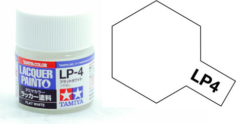 Lakkmaling LP-4 Flat White Matt Tamiya 82104 - 10ml