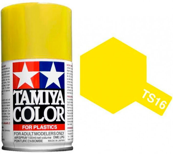 Tamiya Airspray TS-16 Yellow Tamiya 85016 - 100ml