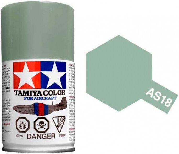 Tamiya Airspray AS-18 Light Grey Tamiya 86518 - 100ml