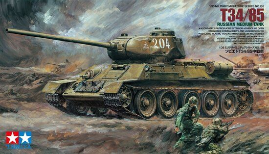 Russian Tank T34/85 Tamiya 1:35 Byggesett