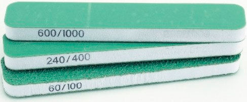 Vallejo Dual Grit Flexi Sanders 3stk Tosidige pusseklosser - 90x19x6mm