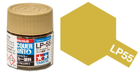 Lakkmaling LP-55 Dark Yellow 2 Tamiya 82155 - 10ml