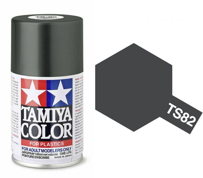 Tamiya Airspray TS-82 Rubber Black Tamiya 85082 - 100ml