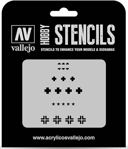 Hobby Stencils German WWII Tank Marking Vallejo