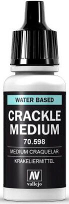 Vallejo Medium Crackle Medium 17ml Skaper en krakelert effekt