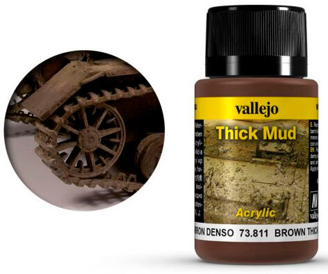 Vallejo Mud Thick Mud Brown - 40ml