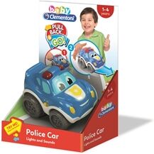 Clementoni Baby Police Pullback Car