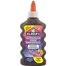 Elmers Glitterlim 177ml svart