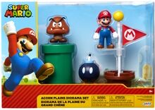 Super Mario Diorama Set Acorn Plains